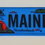 Maine Magnet – License Plate