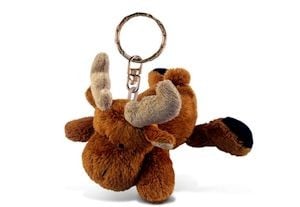 Maine Plush Keychain Mini Moose