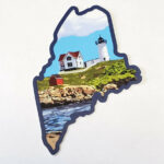 Maine Nubble Lighthouse Decal