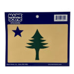 1901 Maine Flag Decal