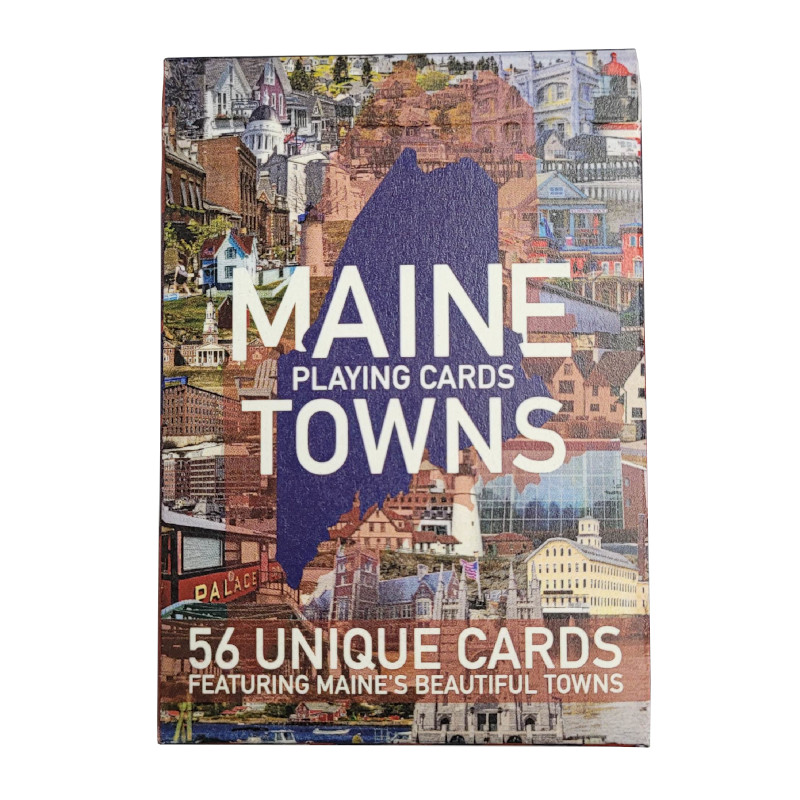 Maine Towns Playing Cards