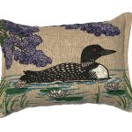 Maine Balsam Fir Loon Pillow – 3×5″