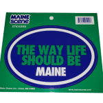Maine Decal – The Way Life Should Be