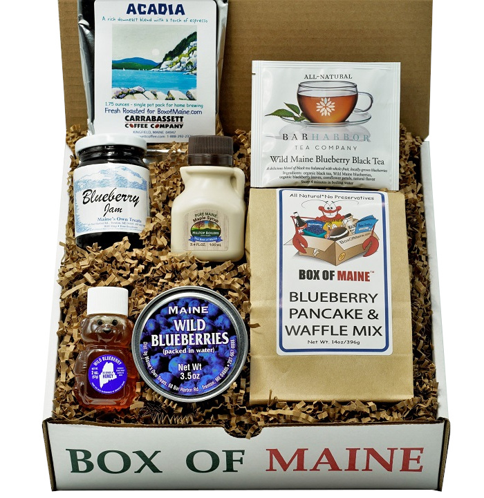 Order a 7-item Maine Breakfast Box