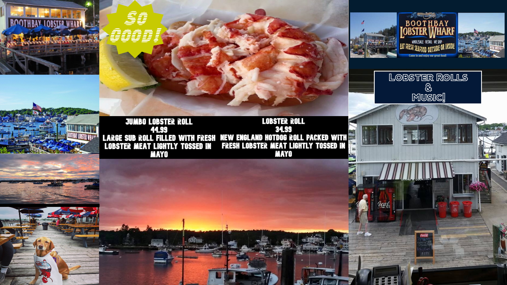 Boothbay Lobster Wharf - Restaurant in Boothbay Harbor, ME