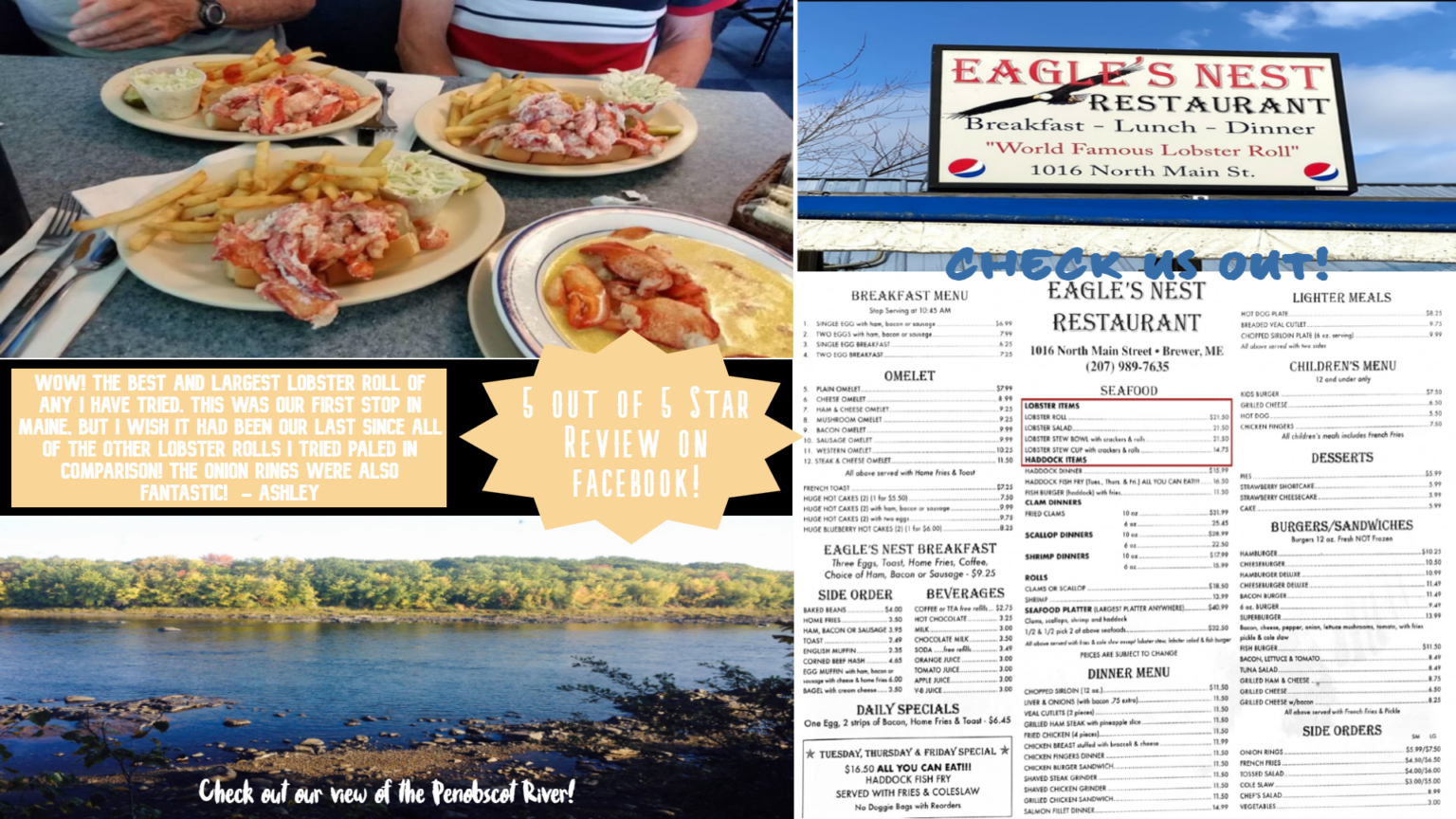 Eagle’s Nest Restaurant Box Of Maine