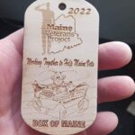 Cedar Dog Tag for Maine Veterans