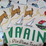 Pine Tree State Kitchen Towel,