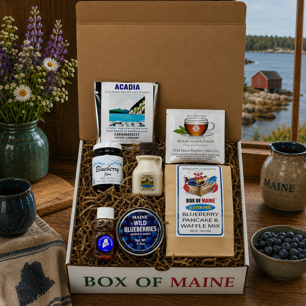 Order a Gluten Free Maine Breakfast Box