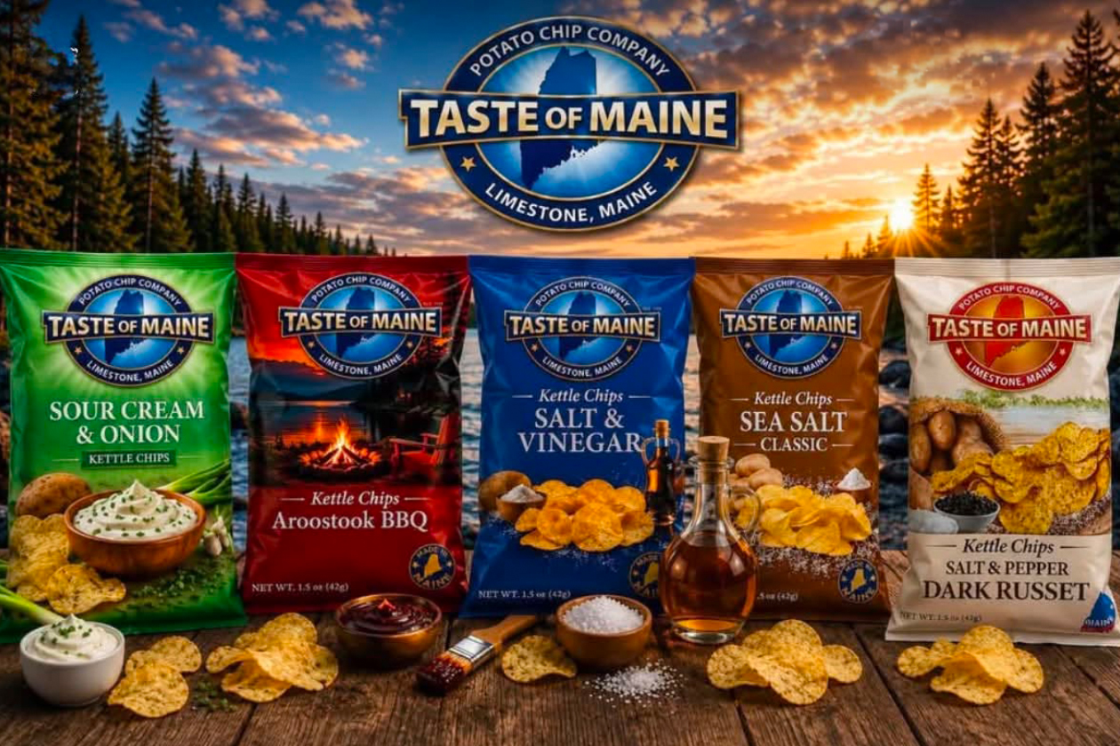 tasteofmainehchips Maine made potato chips